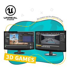 Unreal Engine 4. Игровой движок - КИБЕРшкола программирования для детей, компьютерные курсы для школьников, начинающих и подростков - KIBERone г. Лабинск