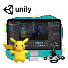 Мир игр на Unity 2D на популярном движке + AI-помощники - КИБЕРшкола программирования для детей, компьютерные курсы для школьников, начинающих и подростков - KIBERone г. Лабинск