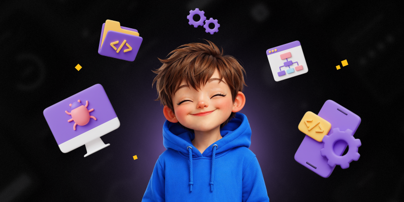 Идеальный сайт с нуля: код, дизайн и AI-помощник - КИБЕРшкола программирования для детей, компьютерные курсы для школьников, начинающих и подростков - KIBERone г. Лабинск